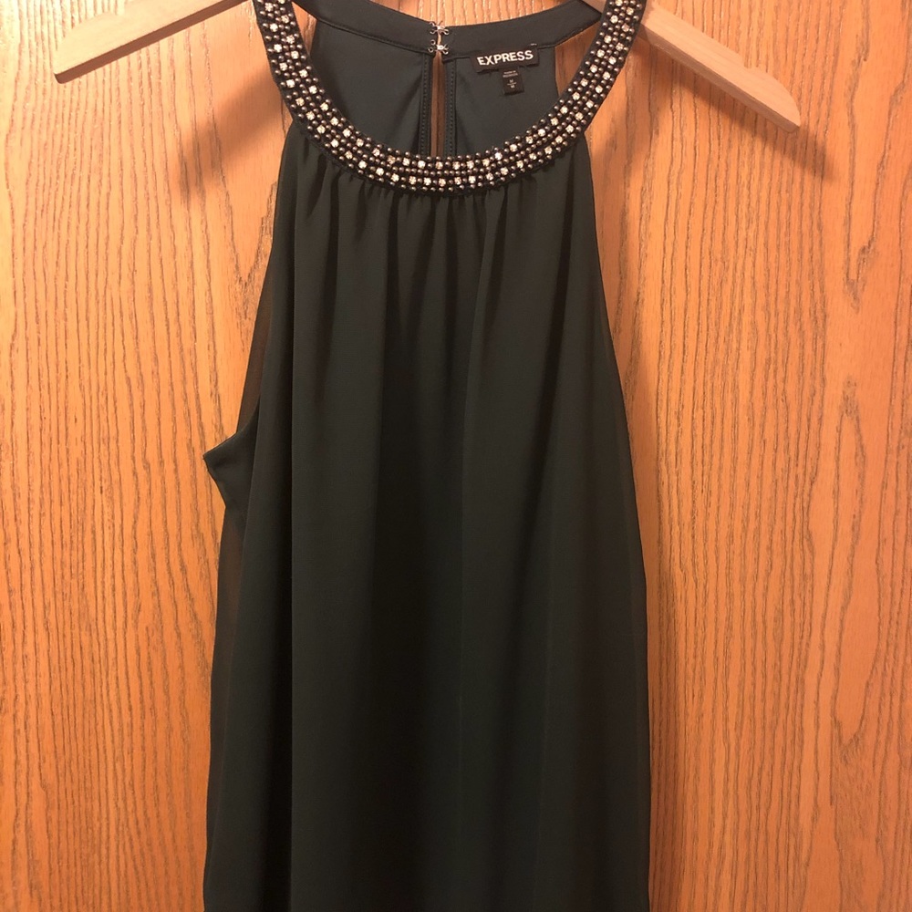 Express Blouse with Sparkle Choker Piece
